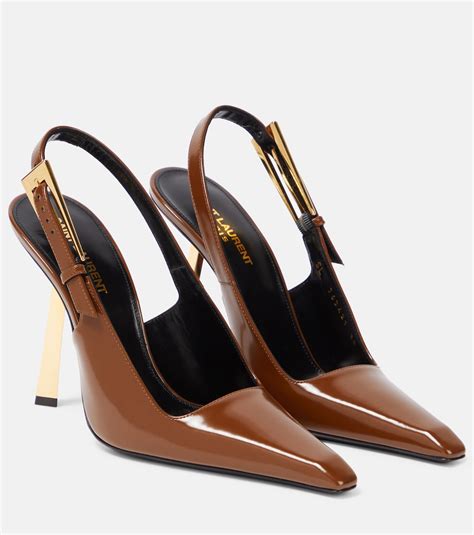 yves saint laurent pumps glitzer|st laurent pumps and mules.